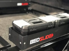 BedSlide Black BedBin Side Kix 7 Inch x 44 Inch 2 piece Bin Kit